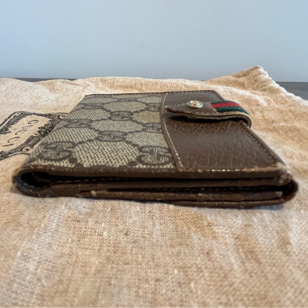 Gucci - Wallet - Vintage GG Logo Supreme Monogram Limited Edition Sherry Line - Picture 5 of 16